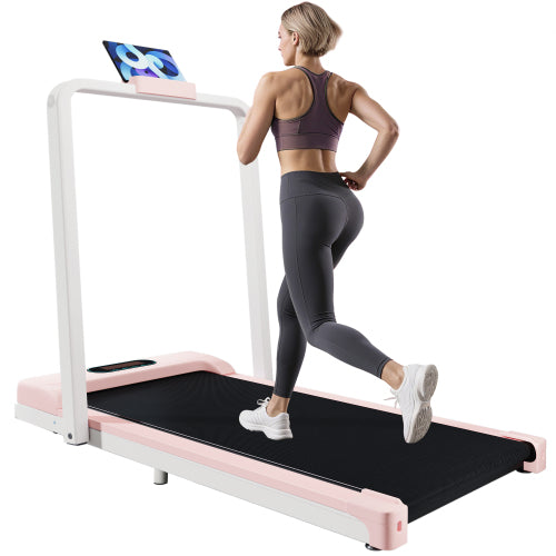 Folding Under Desk Treadmill Portable Walking Machine Bluetooth Remote