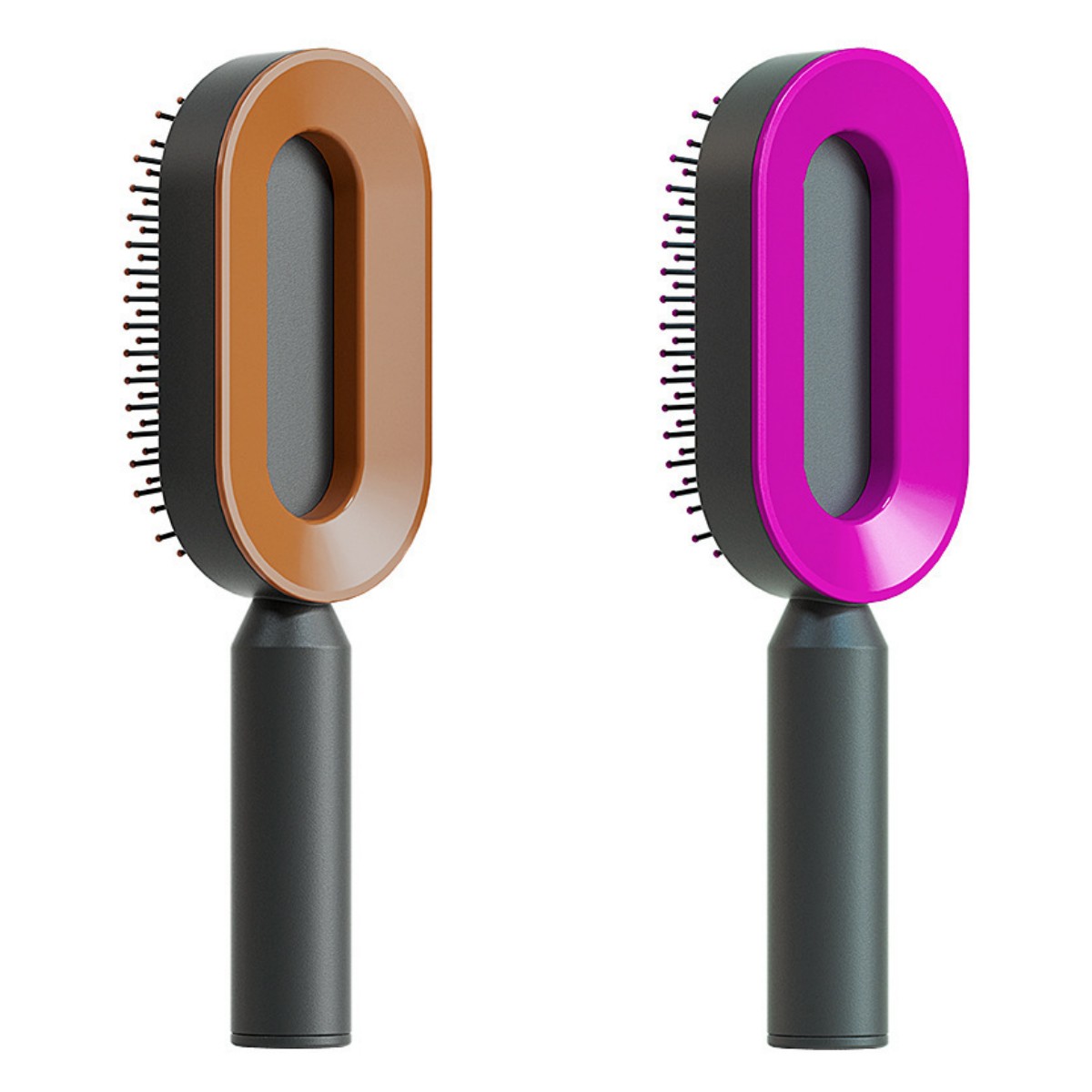 Self Cleaning Anti Static Hairbrush Scalp Massage Comb