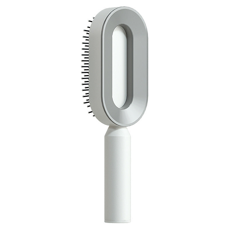 Self Cleaning Anti Static Hairbrush Scalp Massage Comb