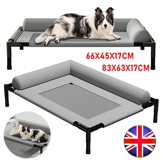Orthopaedic Elevated Dog Bed Bolster Sofa Cushion Raised UK