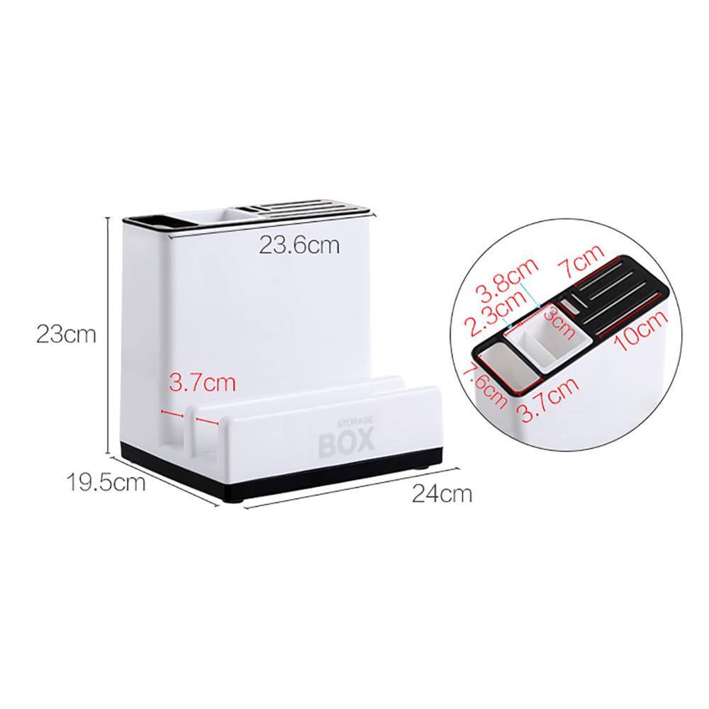 Kitchen Knife Storage Rack Plastic Holder Cabinet Organizer