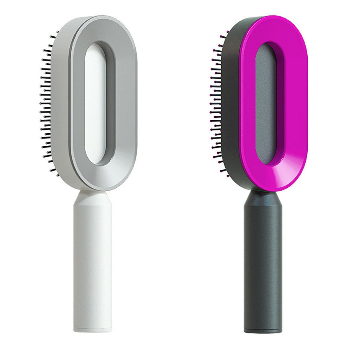 Self Cleaning Anti Static Hairbrush Scalp Massage Comb