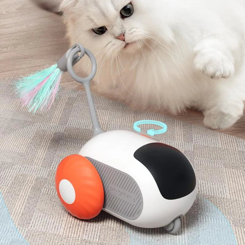 Remote Control Smart Moving Cat Toy Car USB Rechargeable