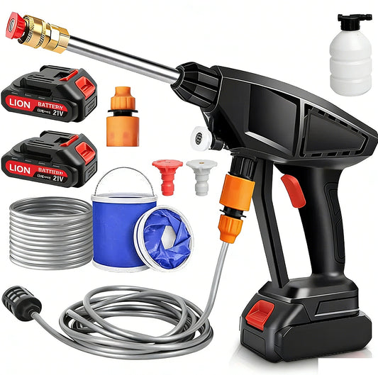 Portable Cordless High Pressure Car Washer Gun Cleaner