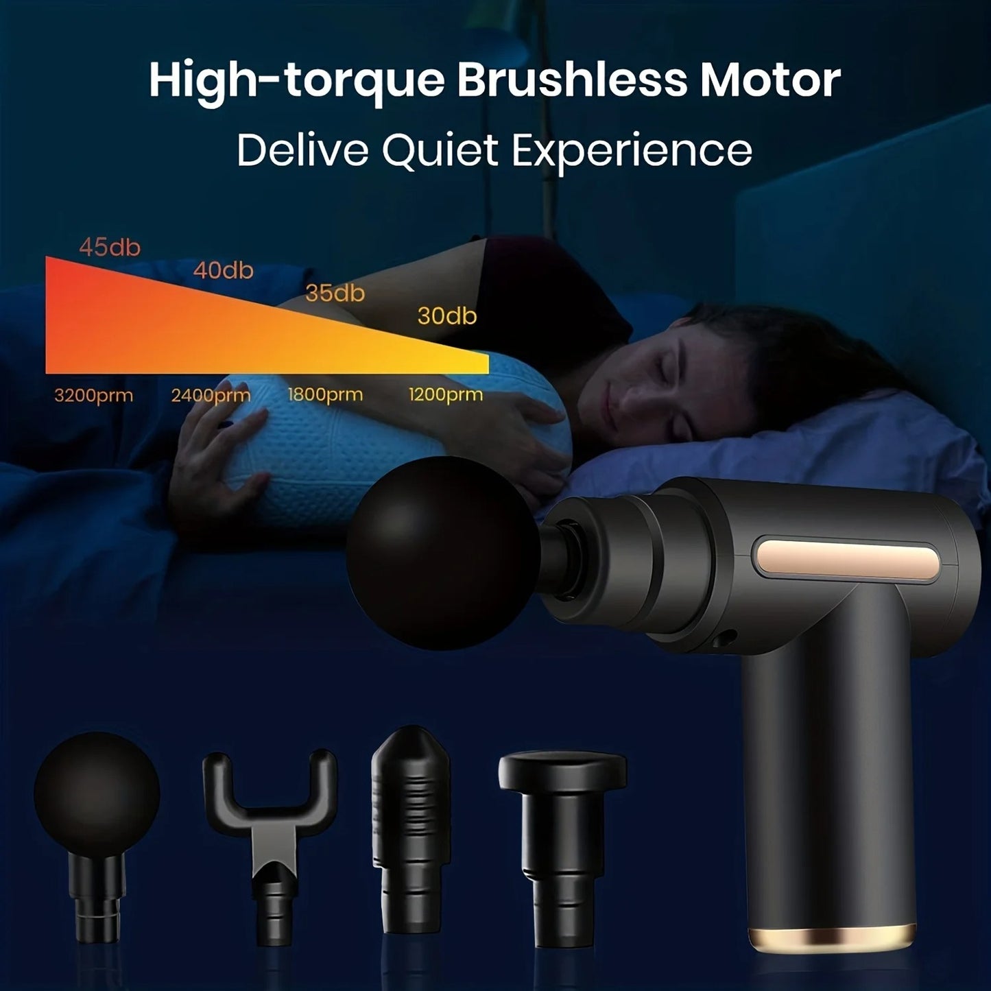 Deep Tissue Massage Gun Electric Muscle Relaxation Device