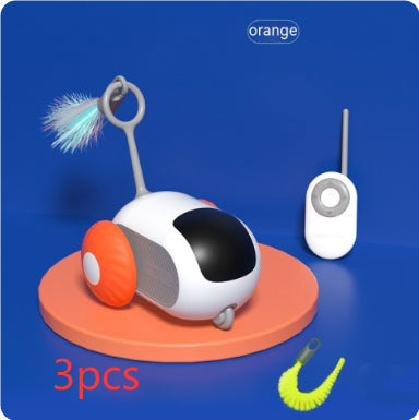 Remote Control Smart Moving Cat Toy Car USB Rechargeable