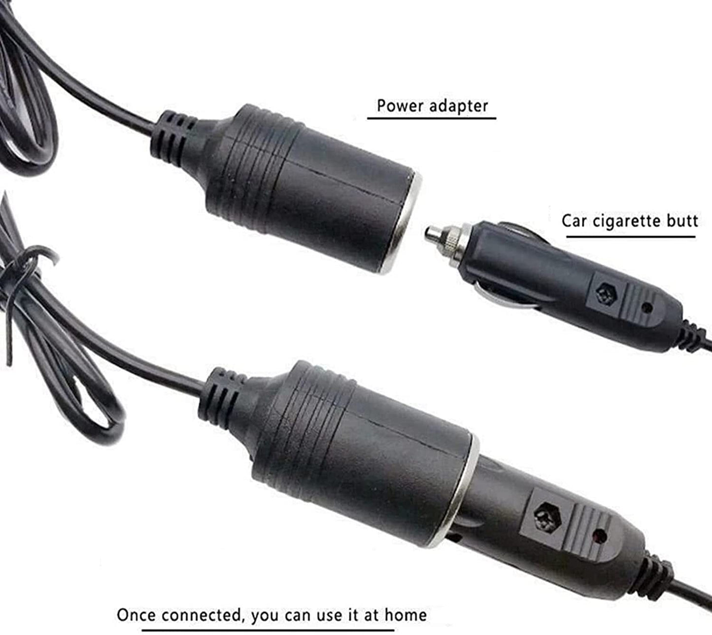 Cigarette Lighter Socket 240V Mains Plug To 12V Car Charger Power Adapter 20 W