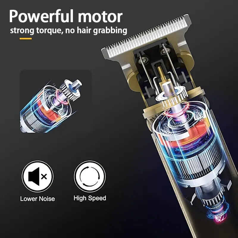 Professional Cordless Men's Hair Clippers Beard Trimmer Machine Electric