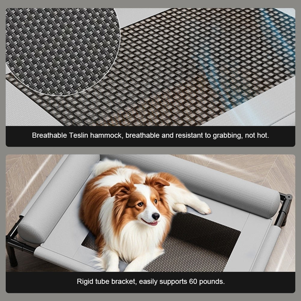 Orthopaedic Elevated Dog Bed Bolster Sofa Cushion Raised UK