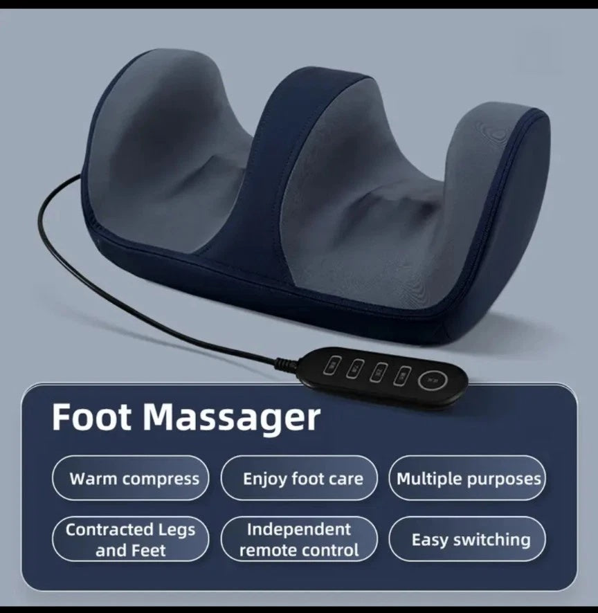 Electric Foot Massager, Leg Massager With Heat, Shiatsu Foot Massage & Calf Roll