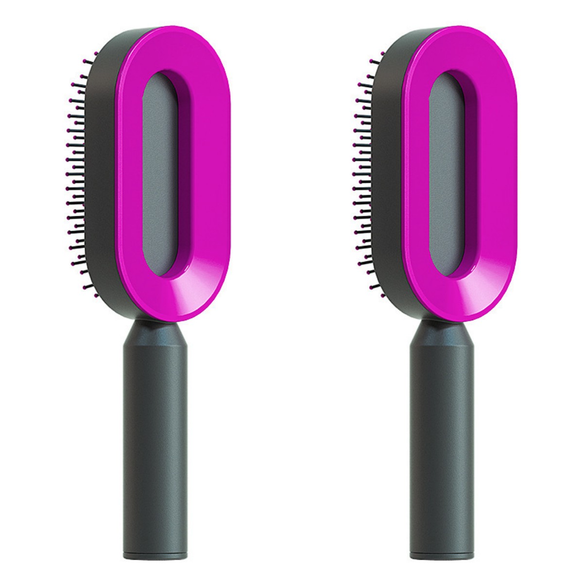 Self Cleaning Anti Static Hairbrush Scalp Massage Comb