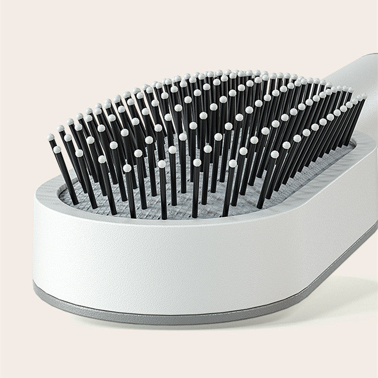 Self Cleaning Anti Static Hairbrush Scalp Massage Comb