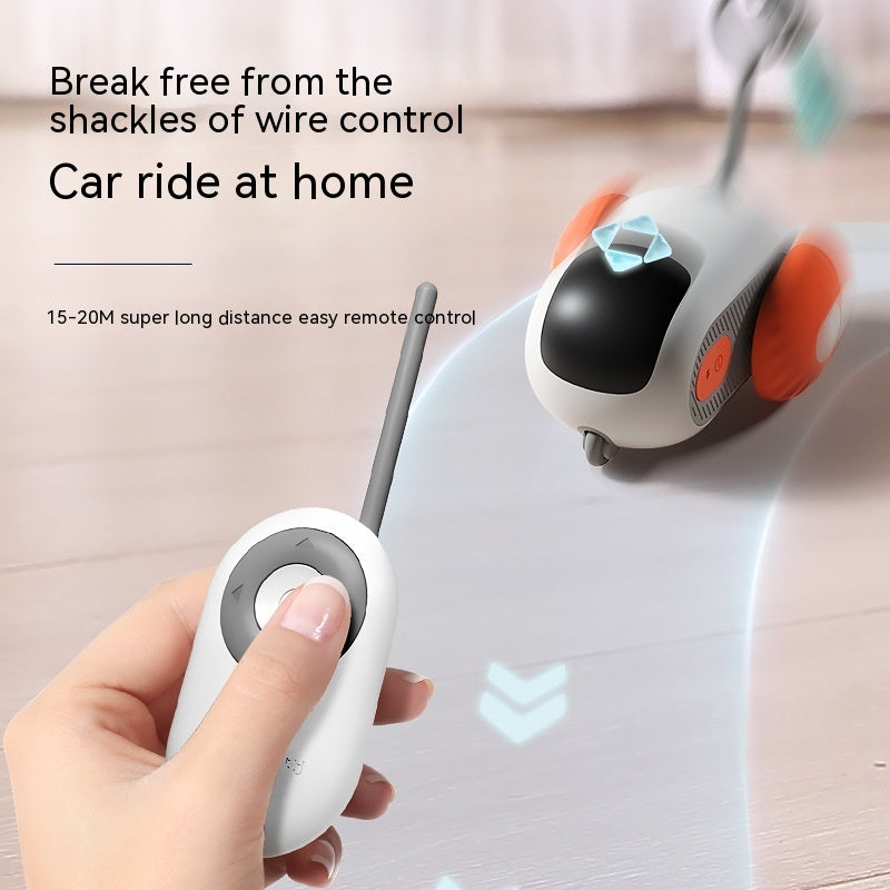 Remote Control Smart Moving Cat Toy Car USB Rechargeable