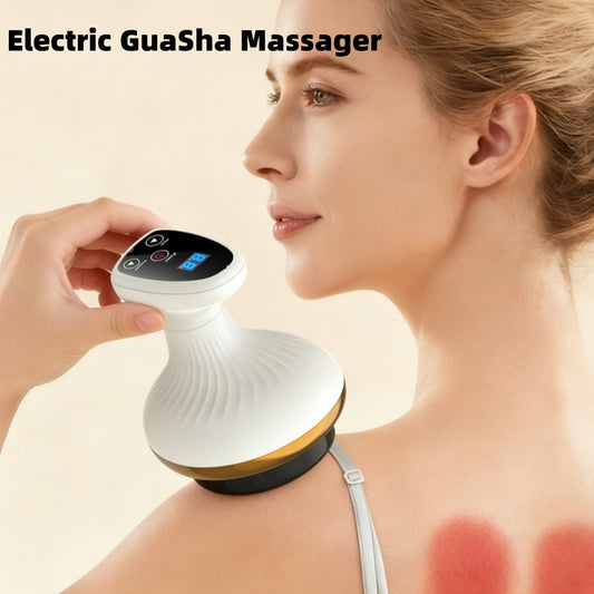 Electric Gua Sha Massager Cupping Meridian Body Beauty Brush