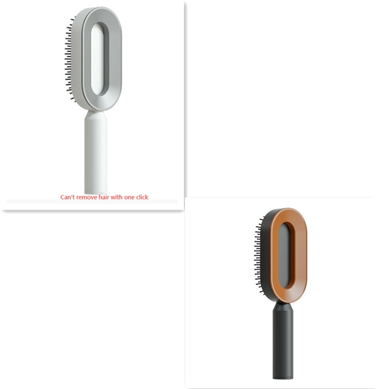 Self Cleaning Anti Static Hairbrush Scalp Massage Comb